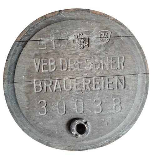 Ddr bierfass holzdeckel - ddr,