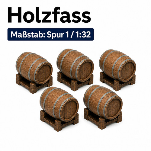 Spur 5x holzfass - 1,