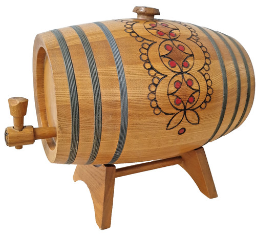 Bierfaß aus holz - holz, dekoration
