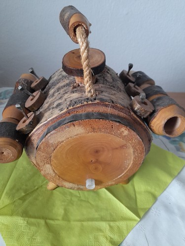 Holzbierfass klein mit - , 6