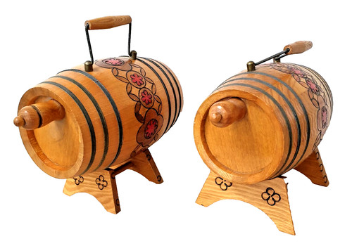Bier oder weinfaß aus - bier,