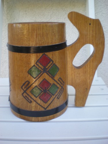 Holz bierseidel form - holz,